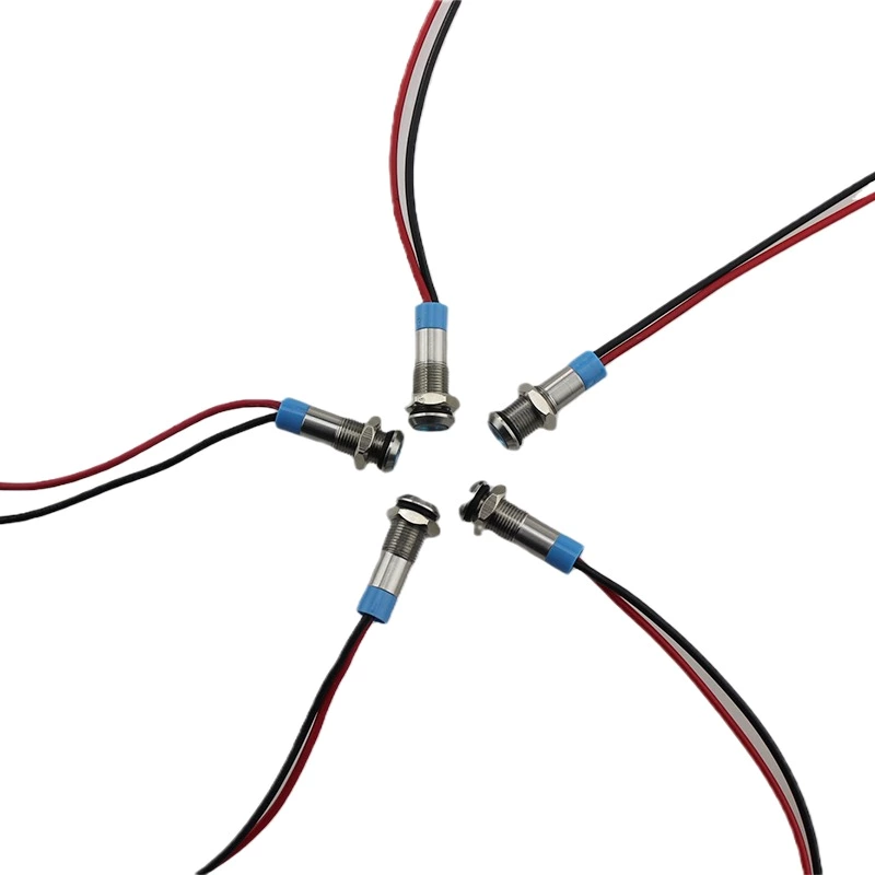 6mm metal push button stainless steel Indicator light signal lamp