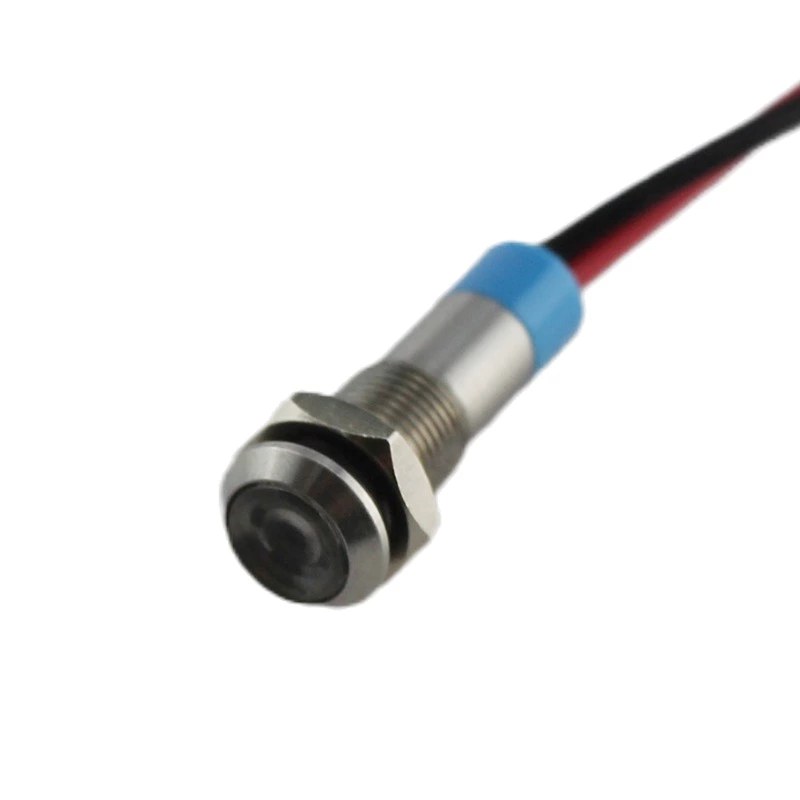 6mm metal push button stainless steel Indicator light signal lamp