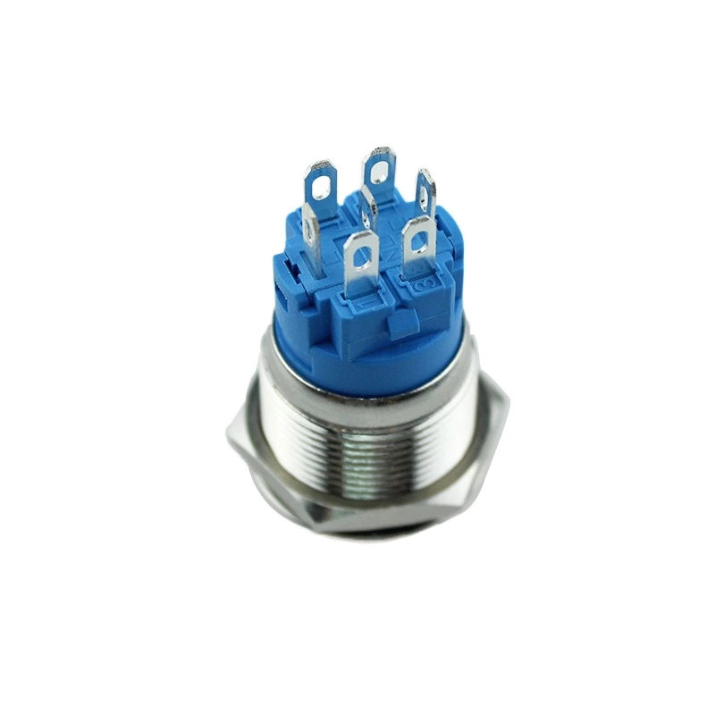 Hot Sale 19mm 250V LED Momentary Latching Push Button Switch