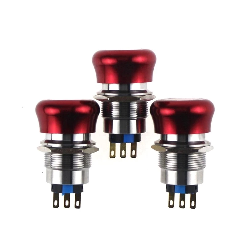 Hot sale ABS25S stainless steel panel LED metal push button