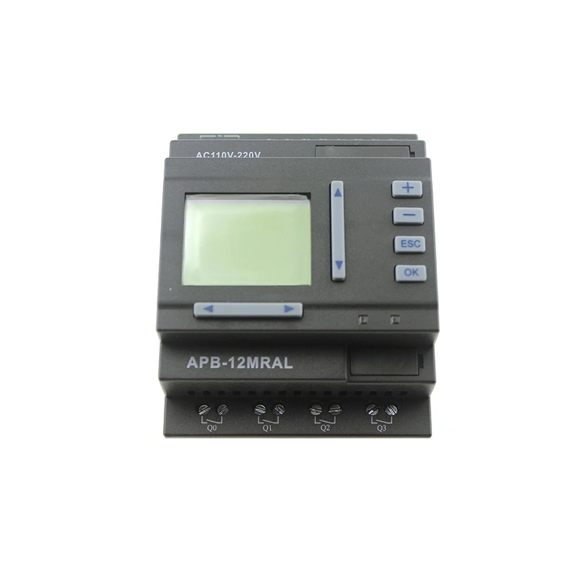 PLC APB-12MRAL 8 Points AC Input 4 Points Relay Output with LCD