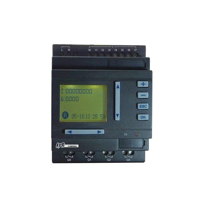 PLC APB-12MRAL 8 Points AC Input 4 Points Relay Output with LCD