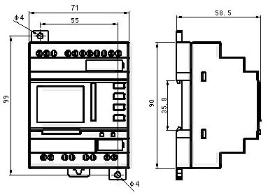 APB-12MGDL DC12V-24V 8 points digital input APB Series PLC