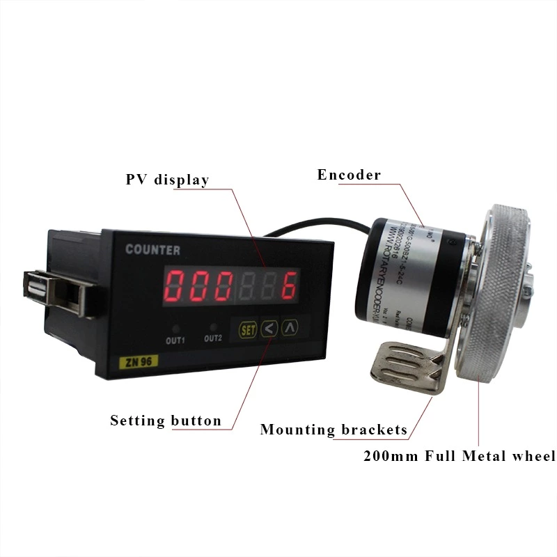 ATK72-C1 Electronic Digital Display Code Roller Meter Cable Length Counter
