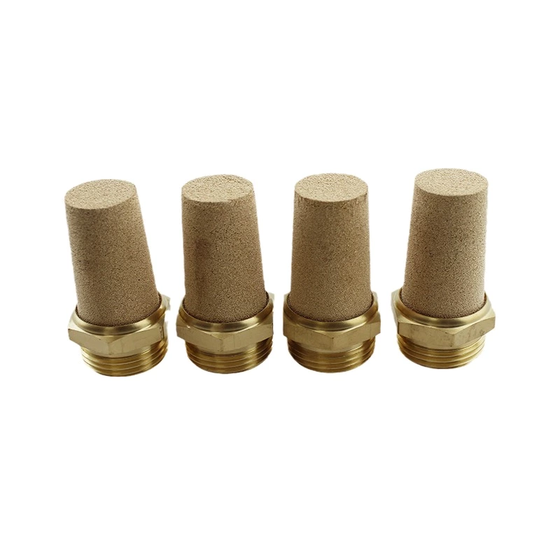 Air Silencer Pneumatic Valve Flat End Exhaust Muffler BSL-10