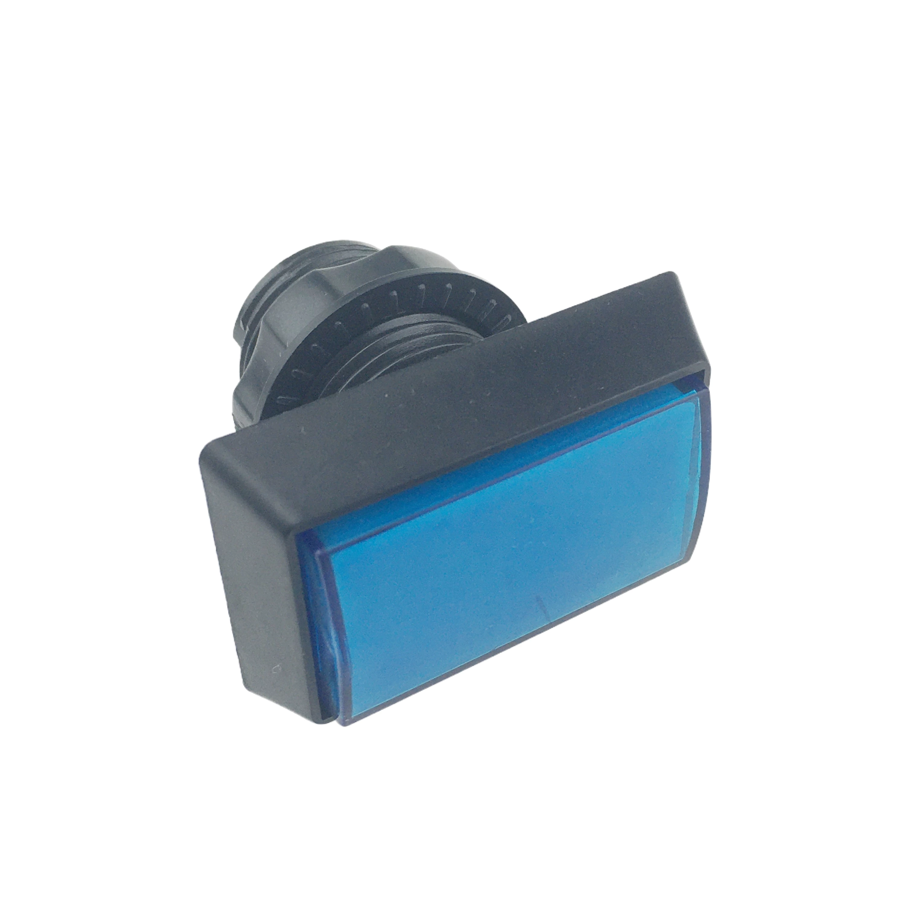 33*50 Rectangular Arcade Button Game Machine with Light Button Switch Blue with Bracket Micro Light DC12V 3A