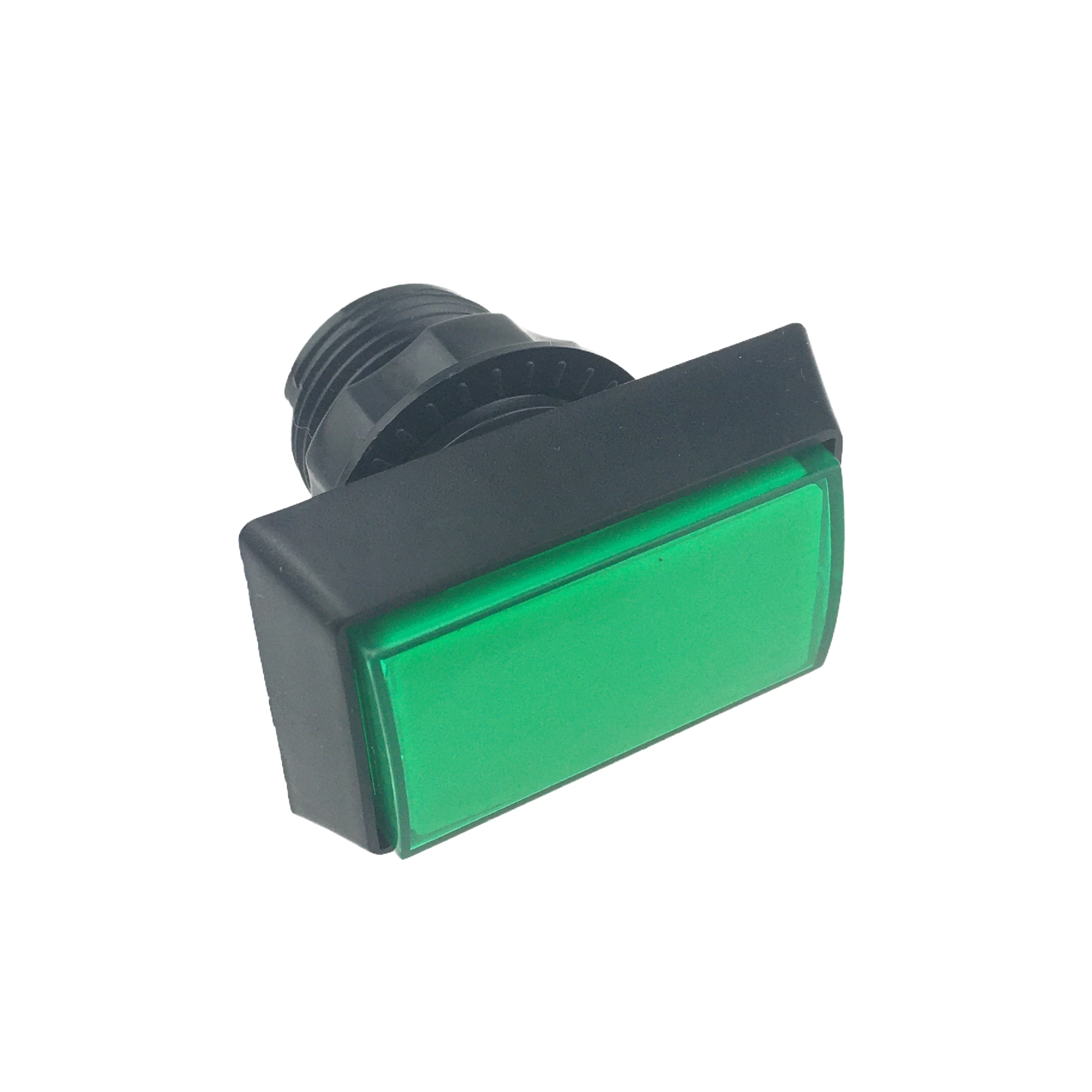 33*50 Rectangular Arcade Button Game Machine with Light Button Switch Green with Bracket Micro Light DC12V 3A