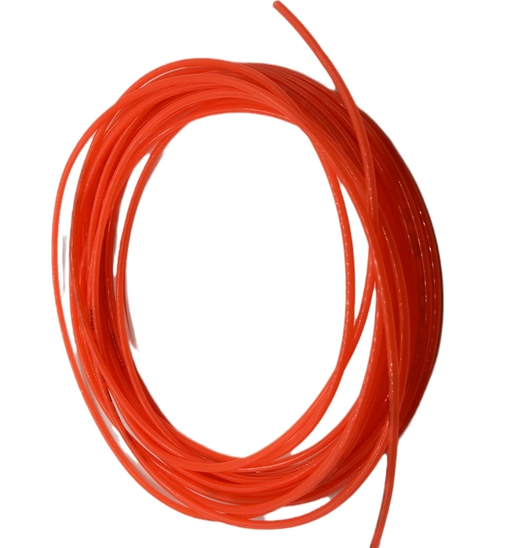 Polyurethane Tube Hose Pipe Pneumatic Pipe PU Hose Pu air hose 4 * 2.5 Orange 10 meters