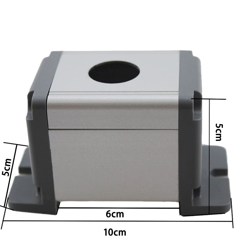 19mm Waterproof Aluminium Alloy Metal Push Button Switch Box Outdoor Power Control Box with a Hole