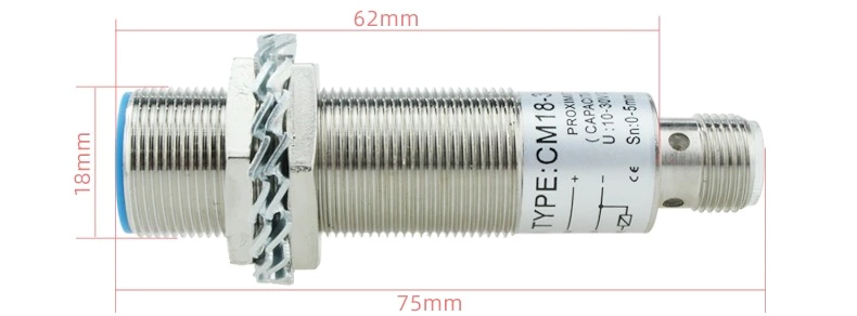 CM18-3005PAT 5mm PNP Flush Type Stainless Steel Shell Capacitive Sensor Proximity Switch