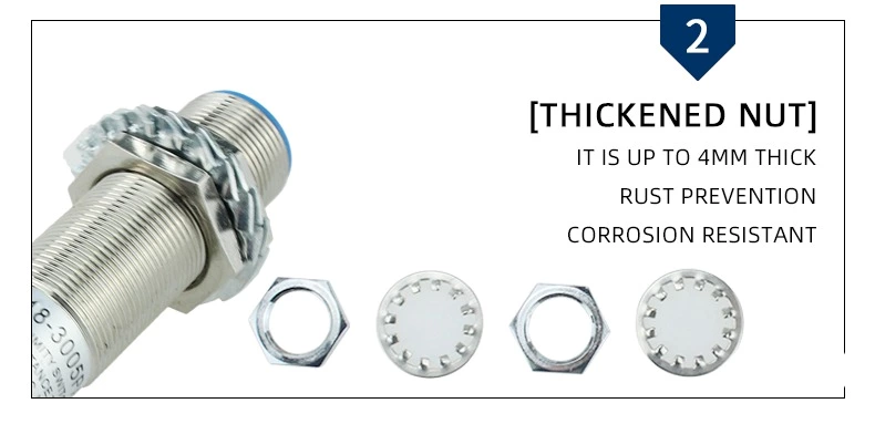 CM18-3005PAT 5mm PNP Flush Type Stainless Steel Shell Capacitive Sensor Proximity Switch