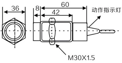 Hot Sale CM30-3015PA CR30-15DP 15mm PNP NO Capacitive Sensor