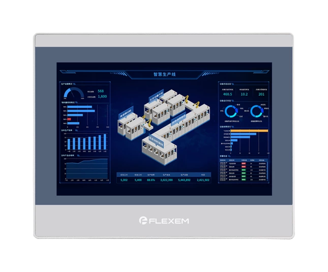 Flexem FE7100WE 10.1” 16:9 TFT LCD Human Machine Interface HMI Touchcreen
