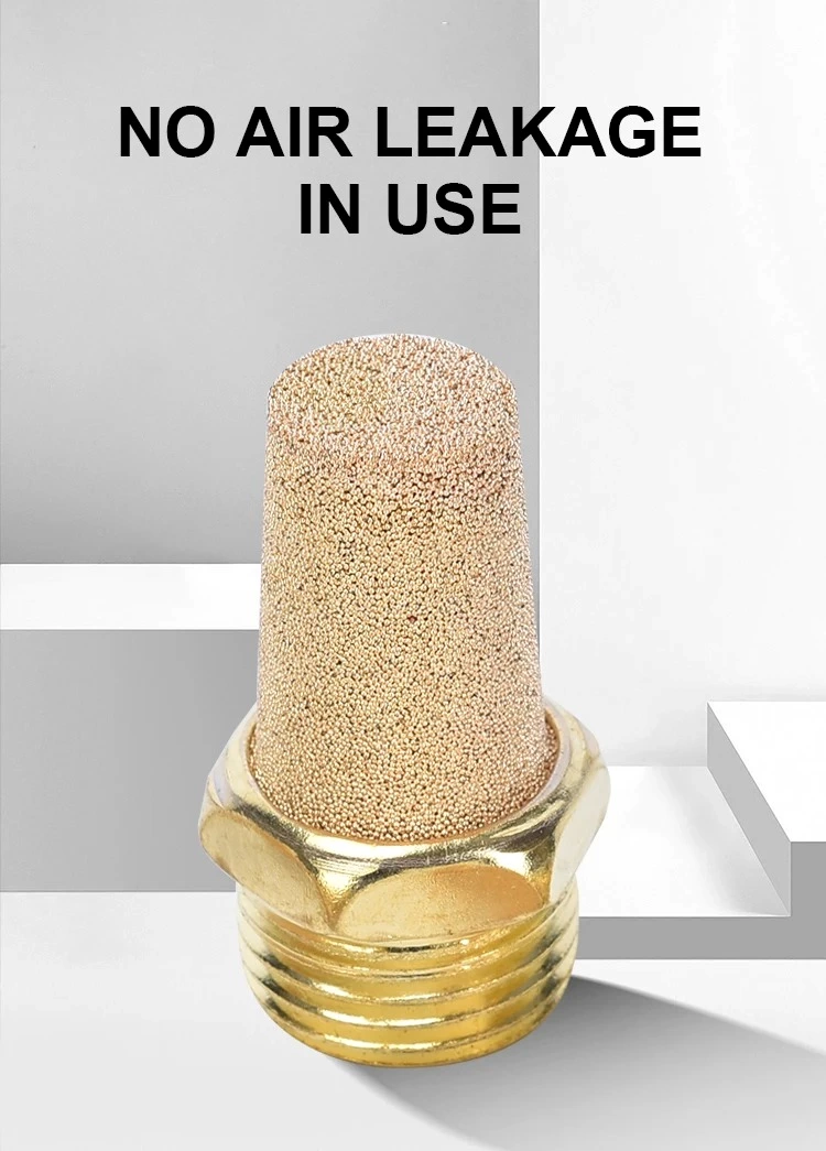 Air Silencer Pneumatic Valve Flat End Exhaust Muffler BSL-01 BSL-02 BSL-03 BSL-04