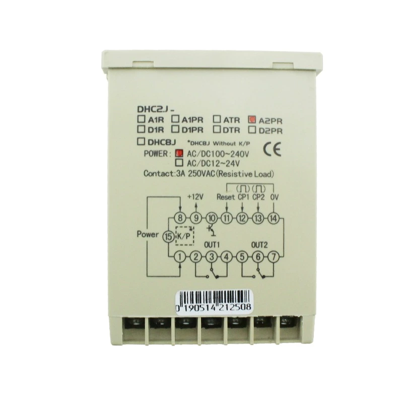 DHC2J-A2PR Small Economical Industrial Electronic 5 Digits Totalizing Counter Meter