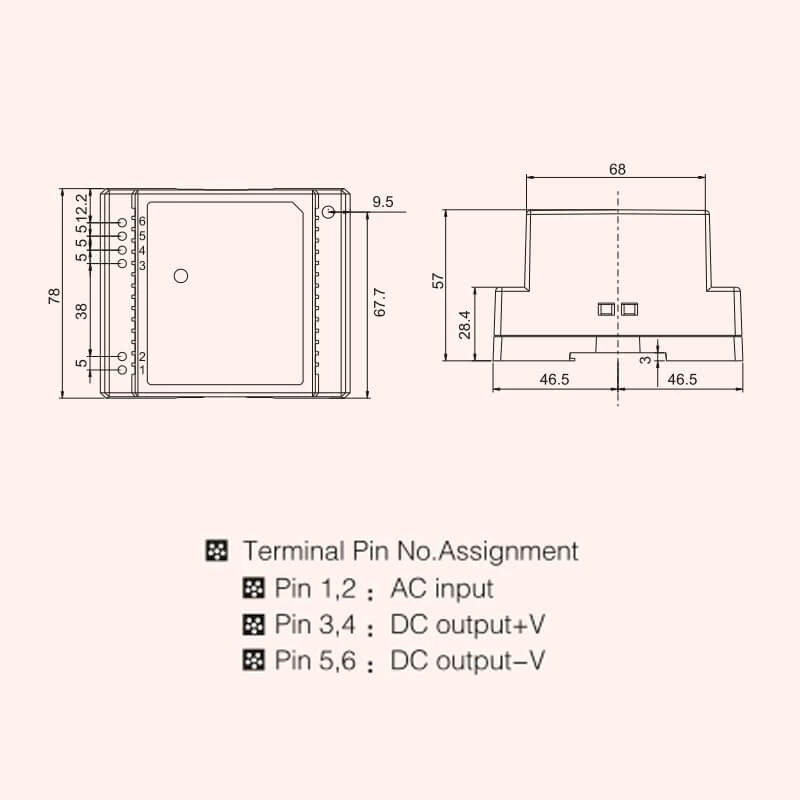 DR-30W Series Single Output DIN Rail Power Supply