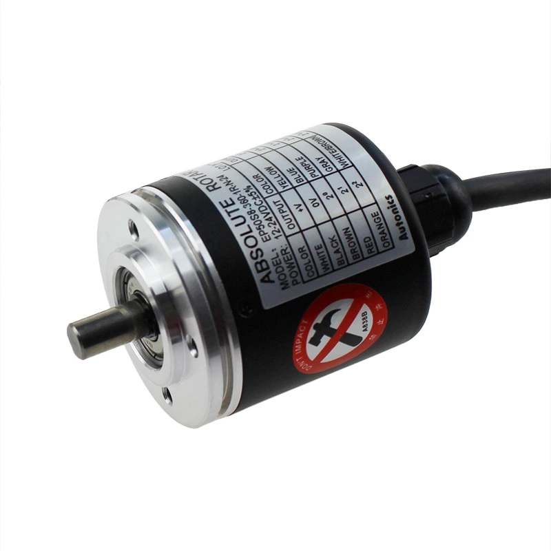 EP50S8 Diameter 50mm 360ppr IP64 Shaft Type Absolute Rotary Encoder