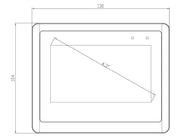 RTS4043C HMI Touch Screen PLC Programmable Logic Controller Human Machine Interface