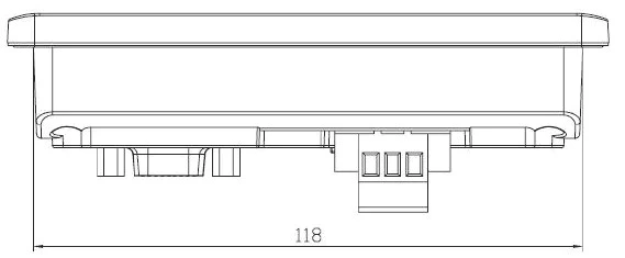 RTS4043C HMI Touch Screen PLC Programmable Logic Controller Human Machine Interface