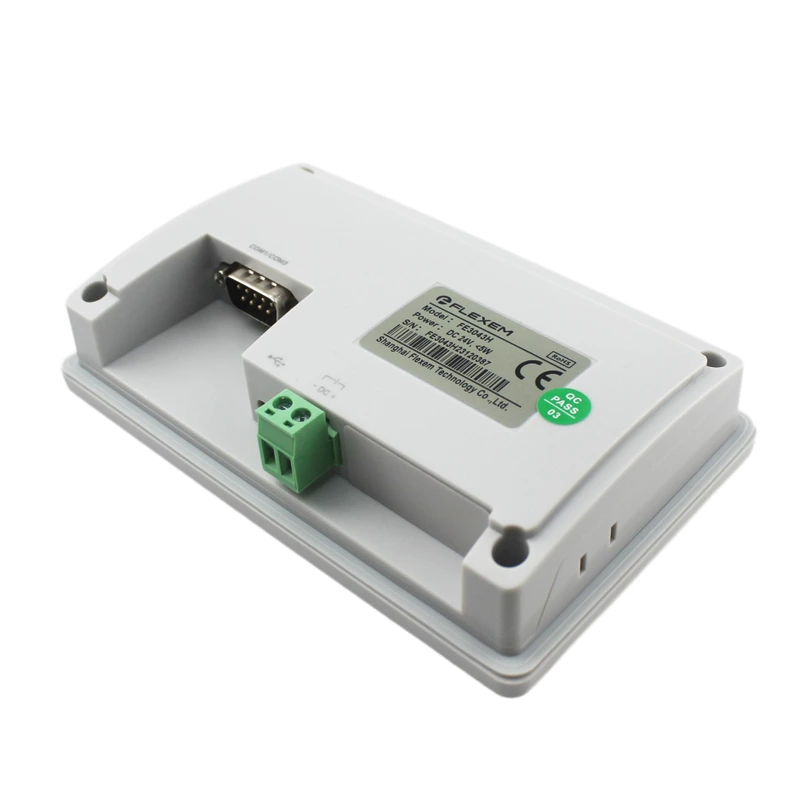 Flexem FE3043H HMI 4.3” 16:9 TFT LCD Resistive Touchscreen Resolution 800×480 Human Machine Interface