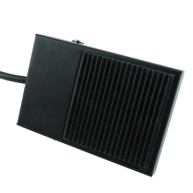FS-1 TFS Iron Shell Light Electric Foot switch Pedal Switch with 1 meter cable
