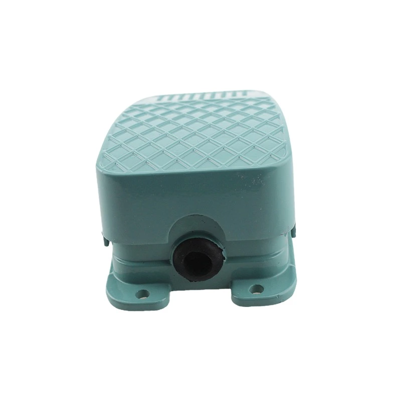 FS-3 Pedal switch foot switch single in green foot switch , without cable, Silver contact Self-locking