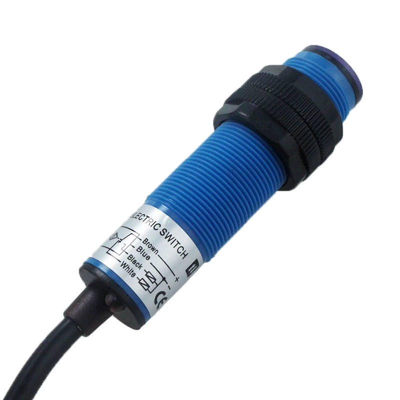 Plastic Cylindrical Photoelectric Electronic Sensor Switch
