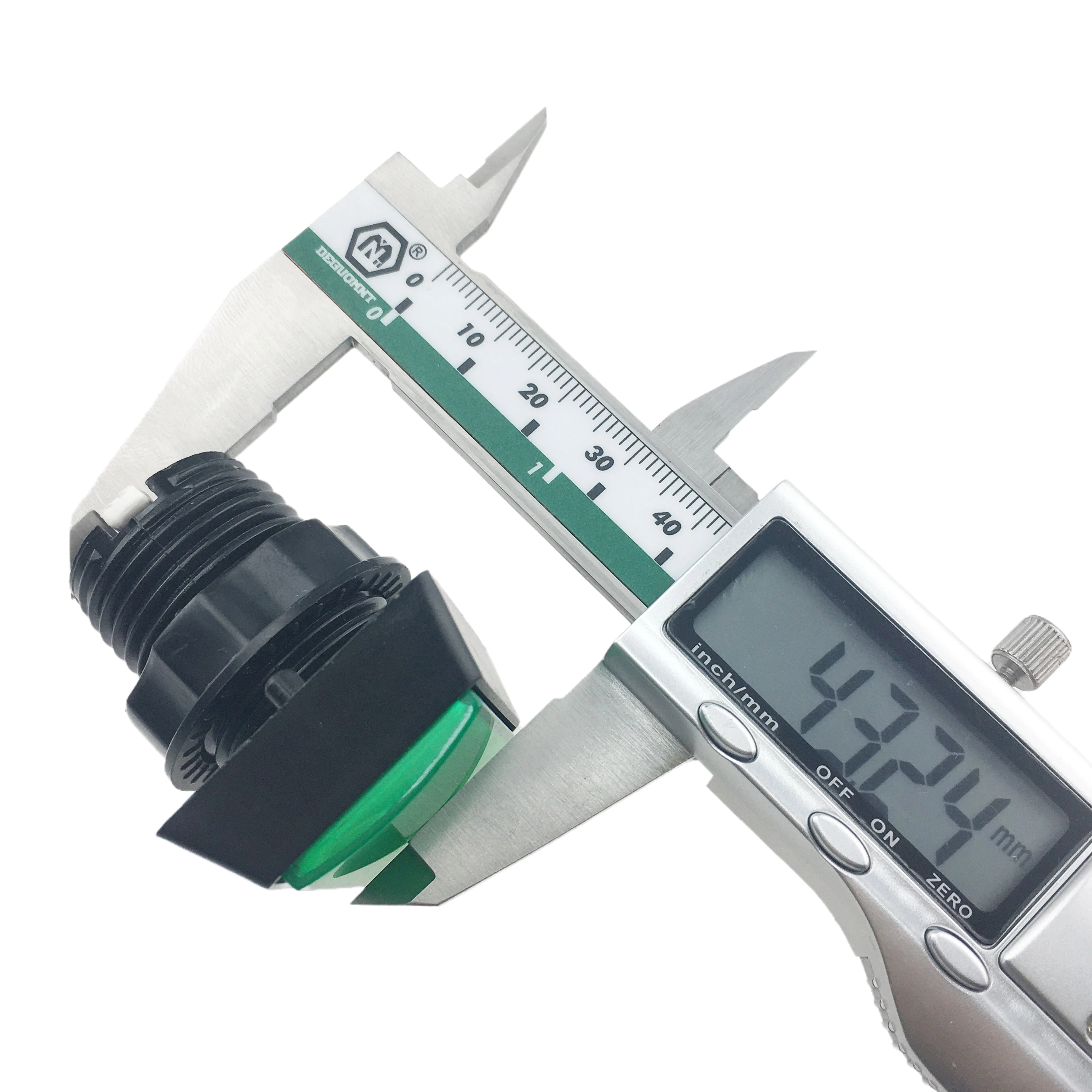 33*50 Rectangular Arcade Button Game Machine with Light Button Switch White with Bracket Micro Light DC12V 3A