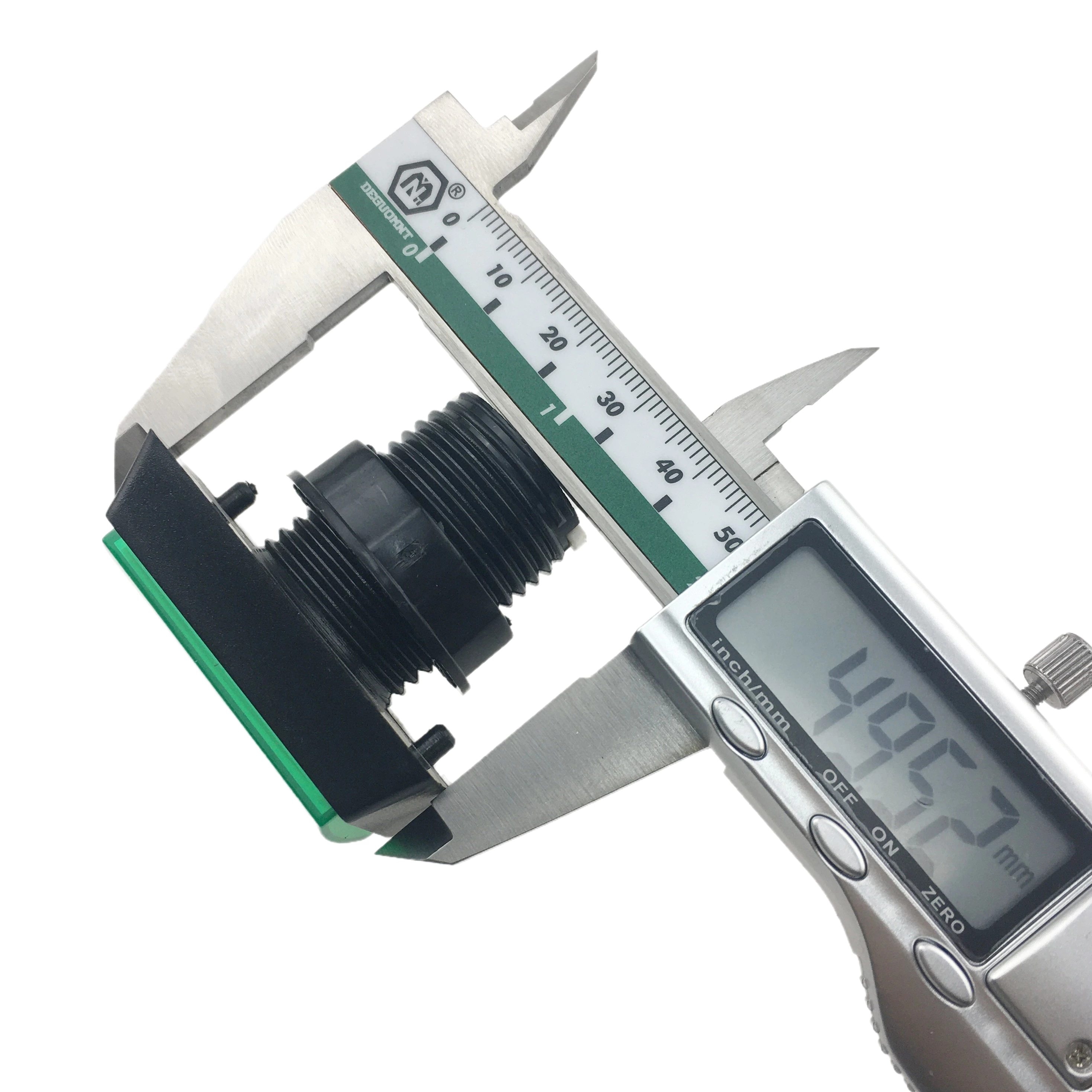 33*50 Rectangular Arcade Button Game Machine with Light Button Switch Green with Bracket Micro Light DC12V 3A