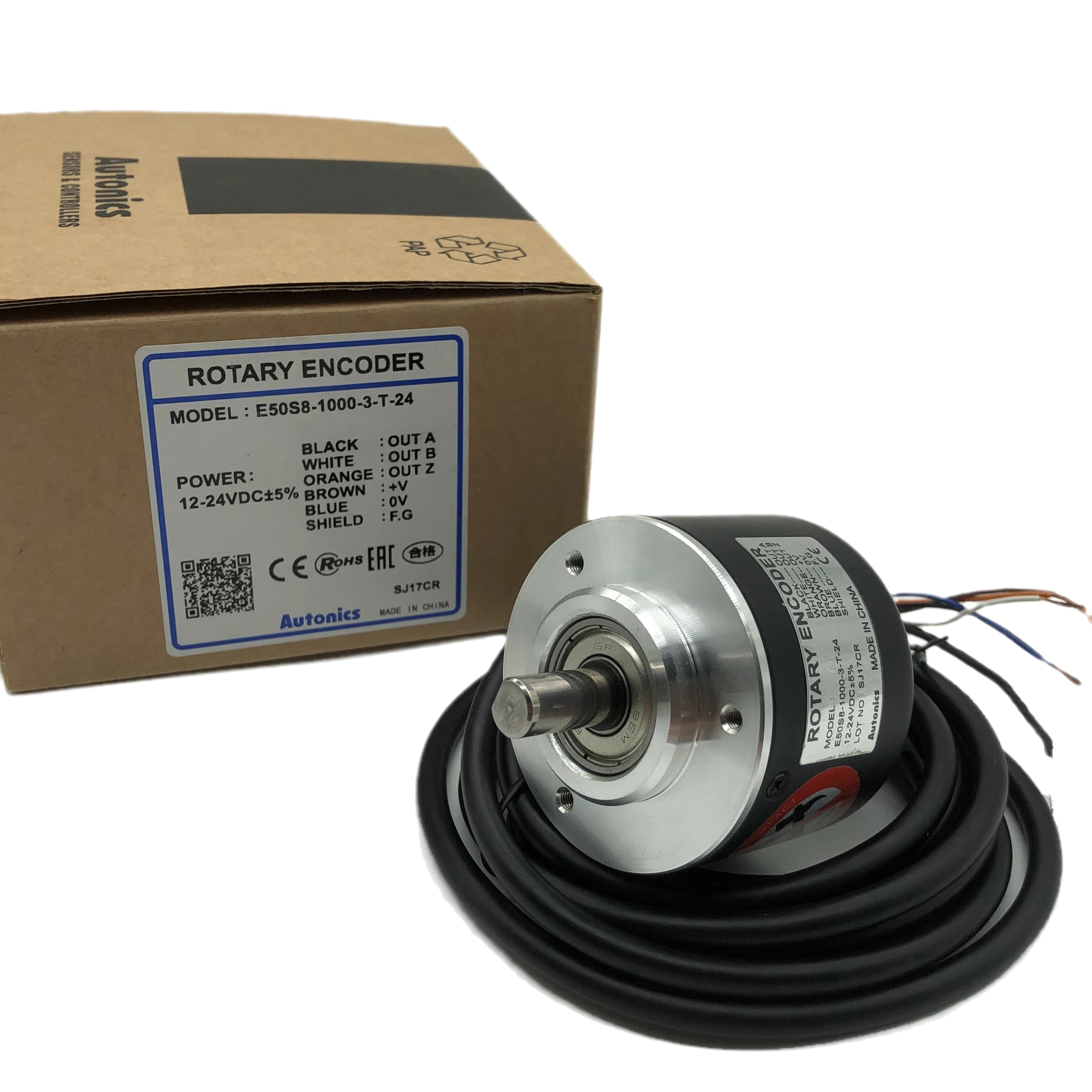 Autonics Encoder, New And Original E50S8-1000-3-T-24