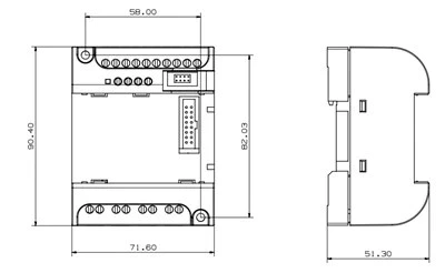 AF-20MT-E2 DC12/24V Programmable Logic Controller PLC