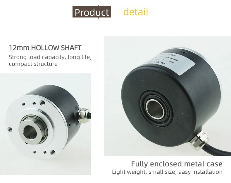 IHA6012 30PPR 12mm Magnetic Hollow Shaft Incremental Optical Rotory Encoder
