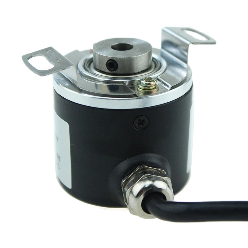 Hot Sale 38mm Square Flange Hollow Shaft Incremental Rotary Encoder