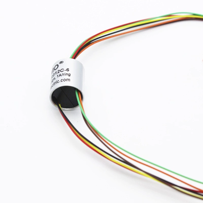 SR012C-6 Connector OD12mm 6wires Electric Swivel Slip Ring