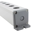 19mm Waterproof Aluminium Alloy Metal Push Button Switch Box Outdoor Power Control Box with 5 Holes