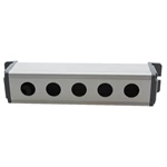 19mm Waterproof Aluminium Alloy Metal Push Button Switch Box Outdoor Power Control Box with 5 Holes