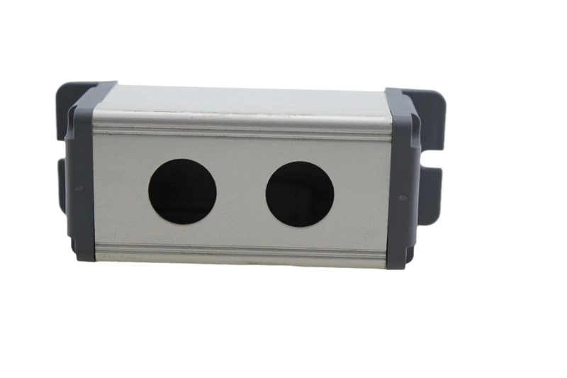 19mm Waterproof Aluminium Alloy Metal Push Button Switch Box Outdoor Power Control Box with 2 Holes