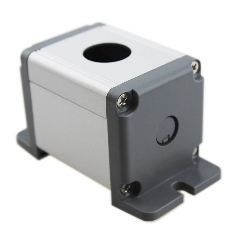 19mm Waterproof Aluminium Alloy Metal Push Button Switch Box Outdoor Power Control Box with a Hole