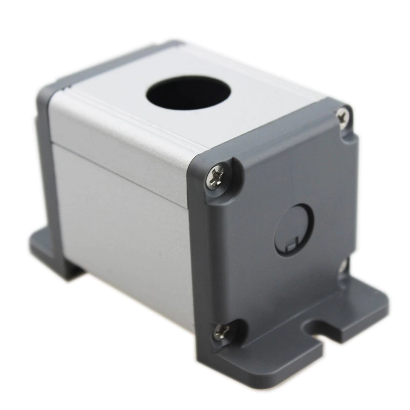 19mm Waterproof Aluminium Alloy Metal Push Button Switch Box Outdoor Power Control Box with a Hole