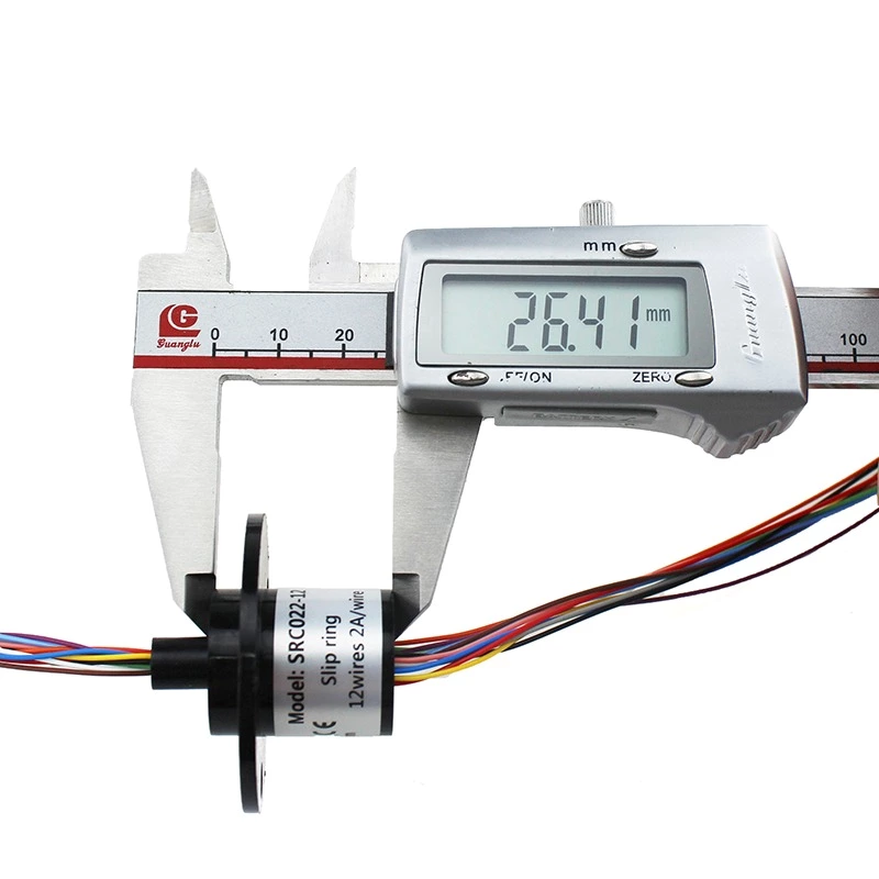 SRC022-12 22mm 12rings 2A Carbon Brush Holder Slip Ring