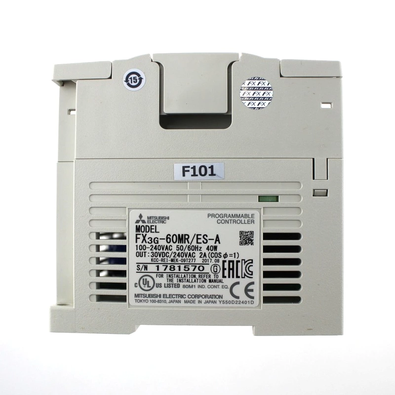 FX3G-60MR/ES-A Mitsubishi MELSEC-F Series FX3G Main Unit 24 Inputs 16 Outputs NEW Original