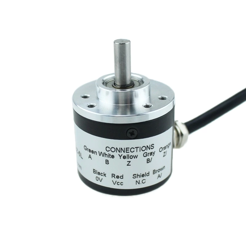 Shaft 6mm 5vdc Line Drive Output Solid-Shaft Incremental Rotary Encoder
