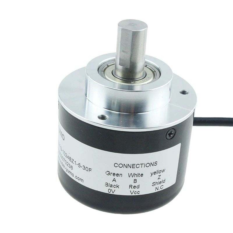 ISC5812 12mm 1024ppr Push pull output incremental Optical Rotary solid shaft Encoder