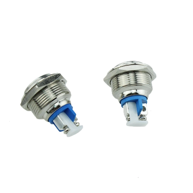 19MM Dome Button 2Pin Screw Terminal Momentary Waterproof Metal Button Switch