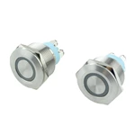 ANTI-VANDAL RING ILLUMINATED LED PUSH BUTTON SCREW TYPE