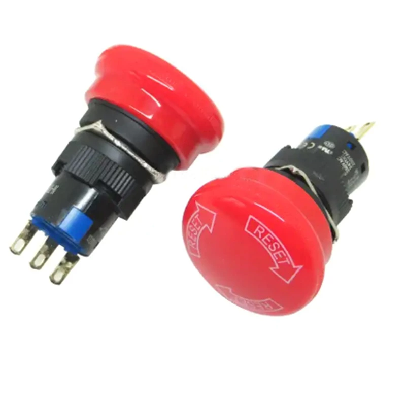 16mm Emegency stop push button switch K16-811-N 3pins Good quality