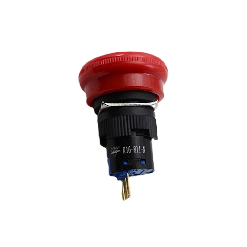16mm Emegency stop push button switch K16-811-N 3pins Good quality