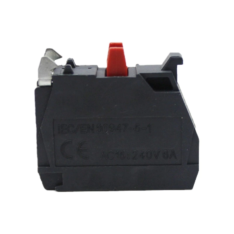 Contact Element Push Button Parts LAY4 Series No/Nc with Red Contact Base