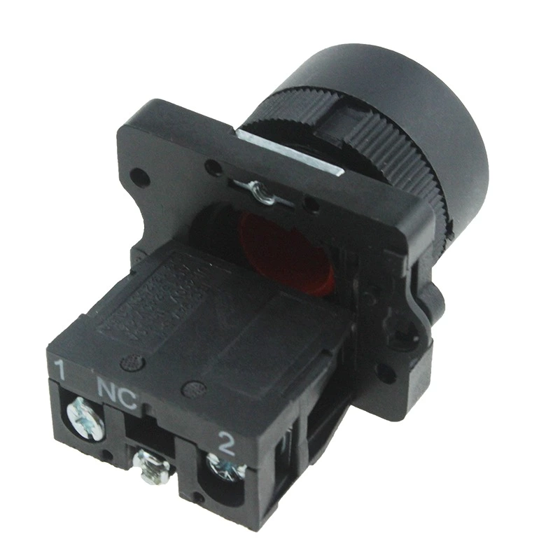 LAY50-EA42 Plastic Flush Flat Electrical Circuits Control Red Head Push Button Switch