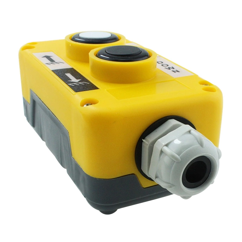 LAY5-EPB2 IP54 2 Holes Industrial Crane Remote Push Button Control Box